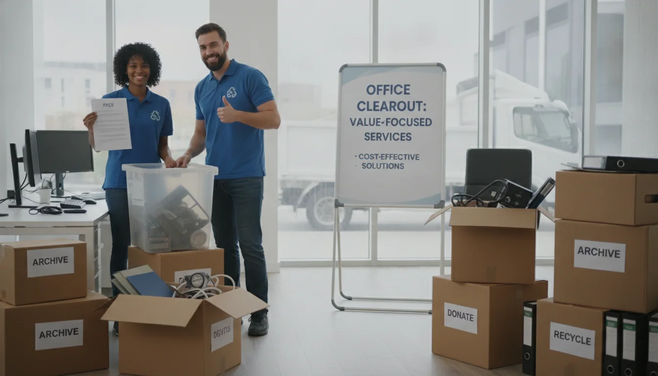 Office Cleanout FAQs for Douglasville: Cost, Scheduling, Electronics & What’s Next